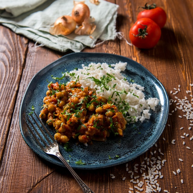 Chana with Fried Rice